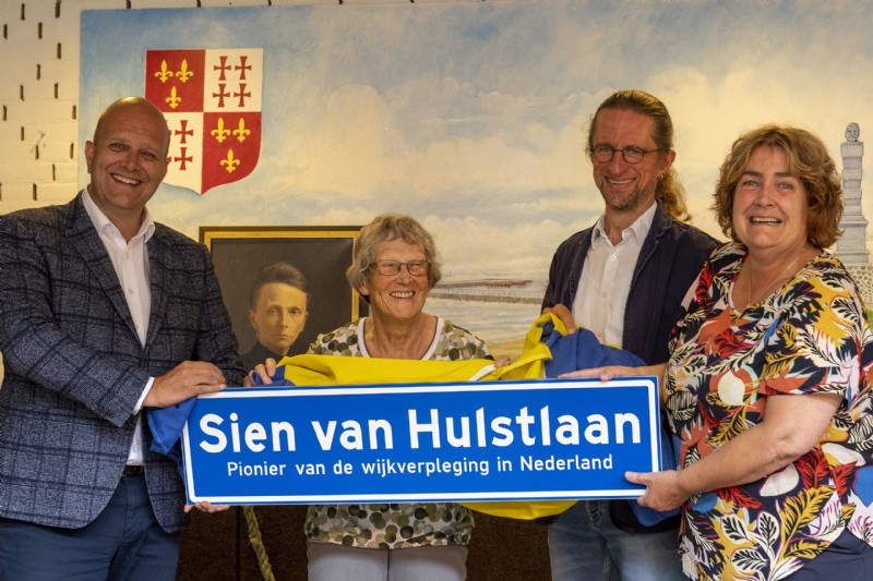 Sien van Hulstlaan, een nieuwe straat in Harlingen