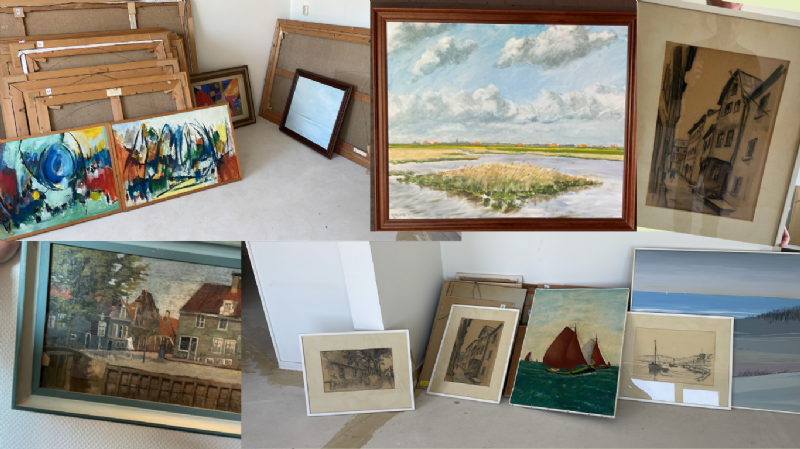 Verkoopdag schilderijen Almenum - 10 maart