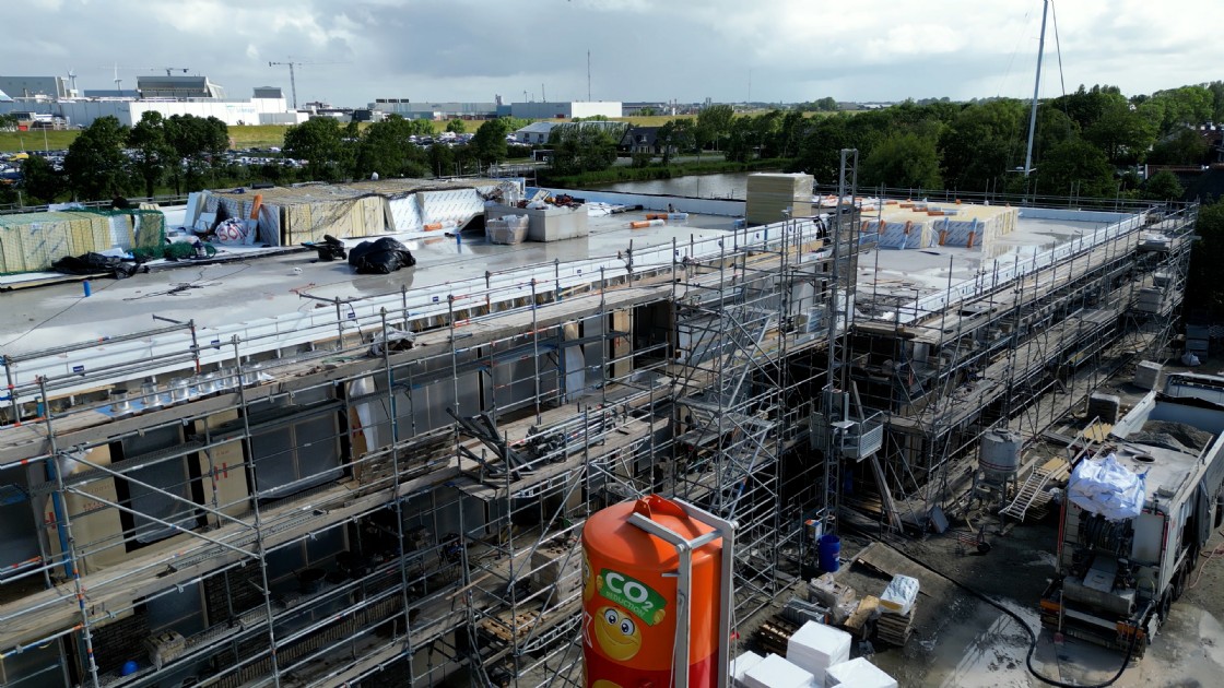 Nieuwbouw in de steigers Fase 1