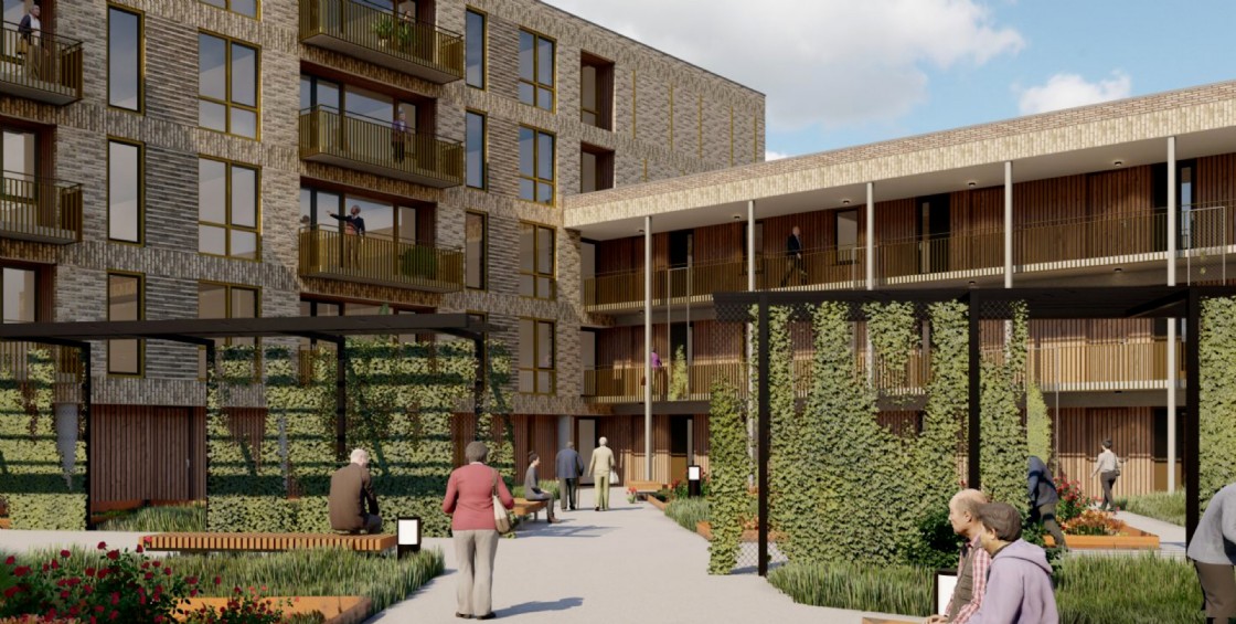 Impressie nieuwbouw Sien van Hulstlaan