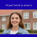 Schrijf je in vanaf je 18de