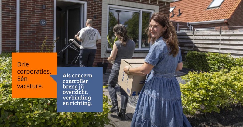 Vacature Concerncontroller bij drie corporaties