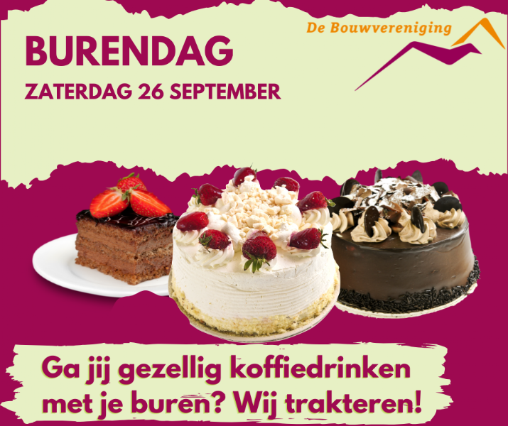 Burendag : koffiedrinken met je buren